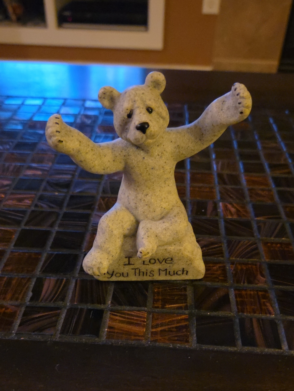 Quarry Critter Bear Figurine "I Love You This Much"